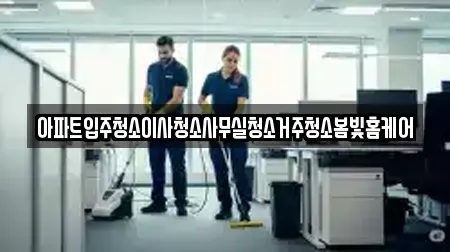 아파트입주청소이사청소사무실청소거주청소봄빛홈케어