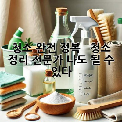청소 완전 정복 🚀: ✨ 청소 정리 전문가, 나도 될 수 있다! ✨