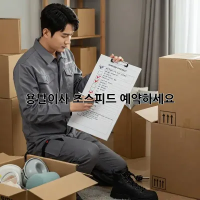 용달이사, 초스피드 예약하세요!