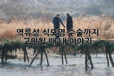 역류성 식도염, 수술까지 고민될 때… 내 이야기