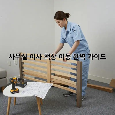 사무실 이사? 책상 이동 완벽 가이드!