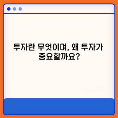 투자 요약정보 우선 확인: 초보 투자자를 위한 완벽 가이드