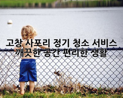 고창 사포리 정기 청소 서비스: 깨끗한 공간, 편리한 생활