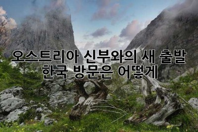오스트리아 신부와의 새 출발, 한국 방문은 어떻게?